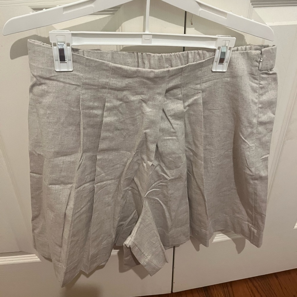 Linen skort - Picture 2 of 5